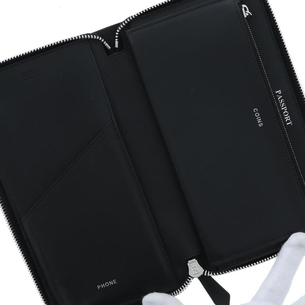 Fendi Fastener Long Wallet Black A View 4